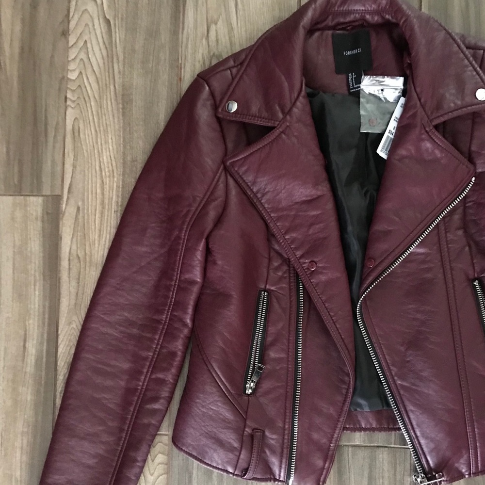 Forever 21 faux leather jacket
